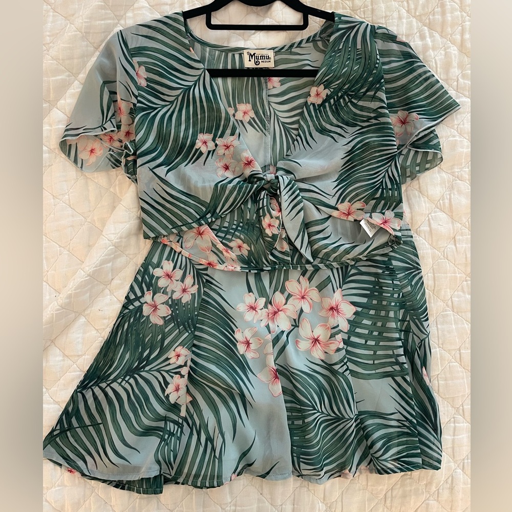 Show Me Your MuMu crop top and skirt set